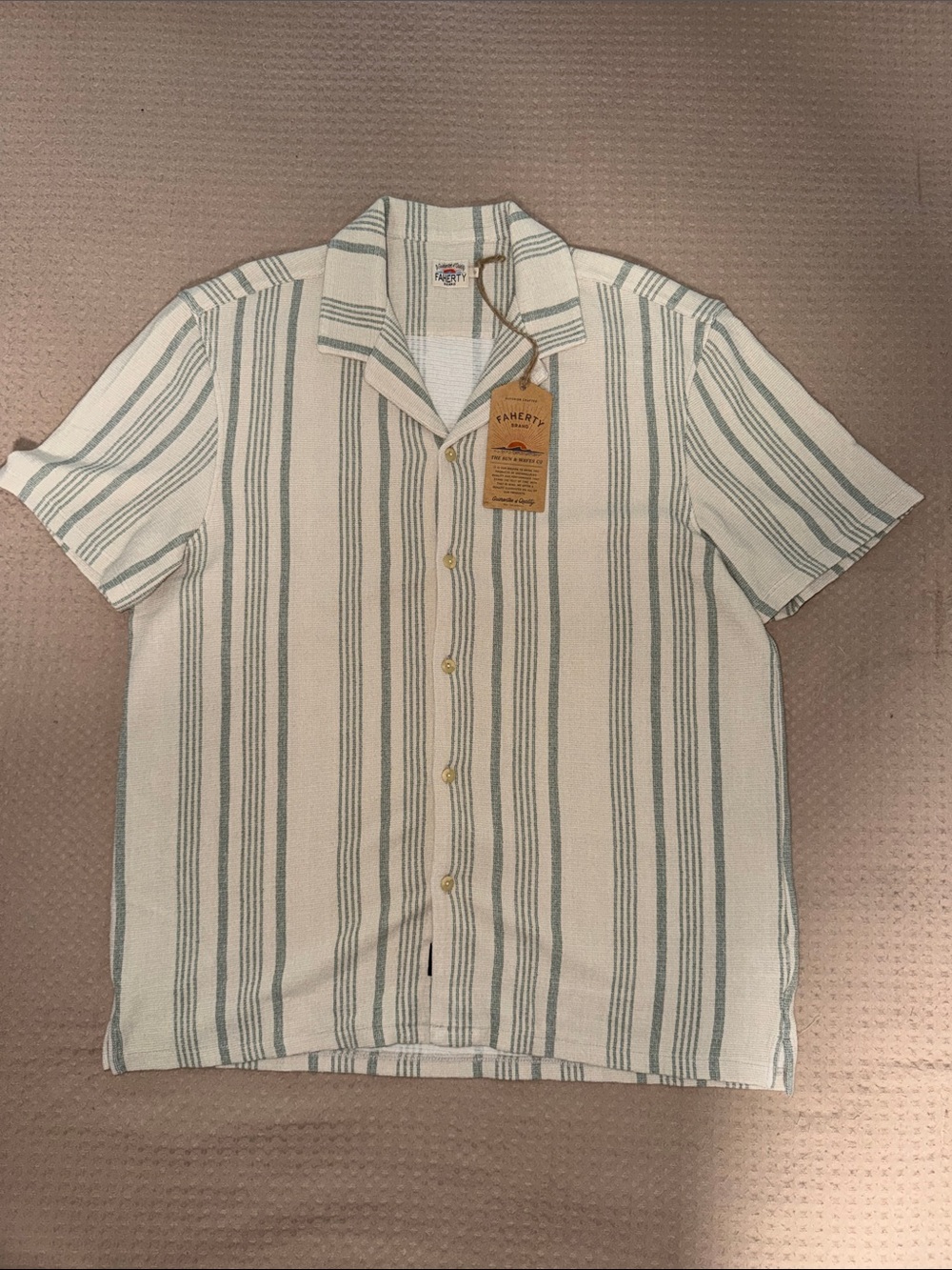 Faherty SS Oasis Camp Shirt